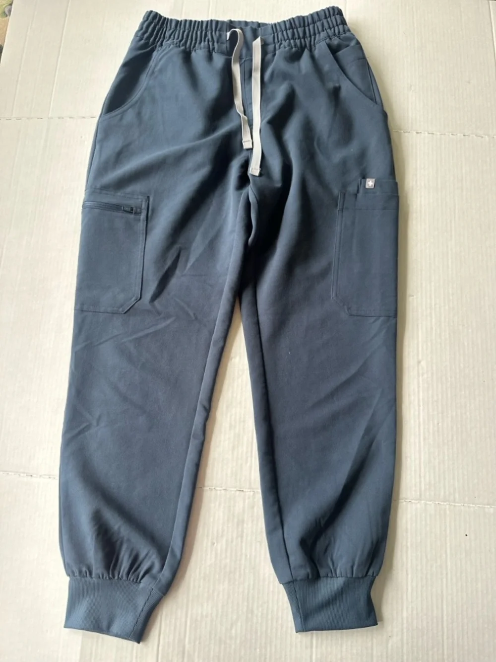 FIGS Technical Collection‎ Jogger Scrub Pants Slate Blue S 1001100 Unisex